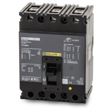 FHL36050 - Square D 50 Amp 3 Pole 600 Volt Lug Molded Case Circuit Breaker