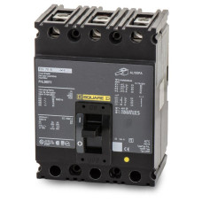 FHL36070 - Square D 70 Amp 3 Pole 600 Volt Lug Molded Case Circuit Breaker