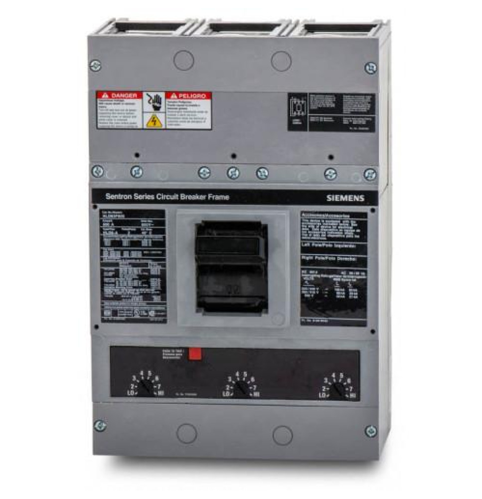 HLD63B600 - Siemens 600 Amp 3 Pole 600 Volt Bolt-On Molded Case Circuit Breaker