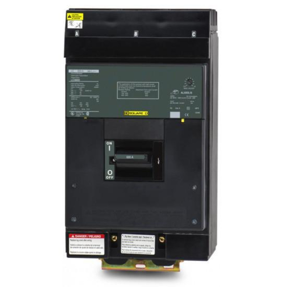 LC36600 - Square D 600 Amp 3 Pole 600 Volt Molded Case Circuit Breaker