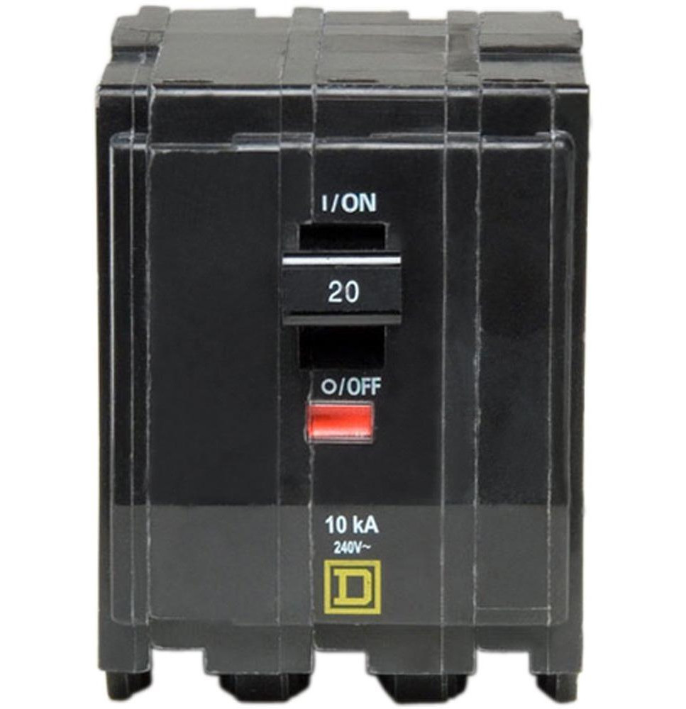 QO320 - Square D 20 Amp 3 Pole Circuit Breaker
