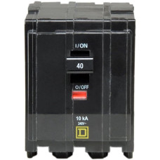 QO340 - Square D 40 Amp 3 Pole Circuit Breaker