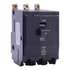 QOB340VH - Square D 40 Amp 3 Pole 240 Volt Circuit Breaker