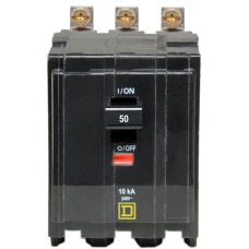 QOB350 - Square D 50 Amp 3 Pole Bolt-On Circuit Breaker