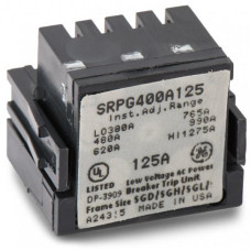 SRPG400A125 - GE 125 Amp 3 Pole 600 Volt Molded Case Circuit Breaker Rating Plug