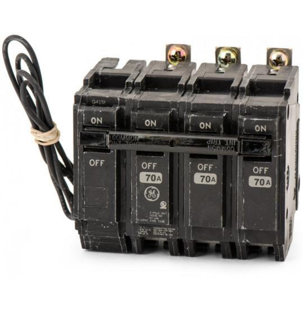THQB32070ST1 - GE 70 Amp 3 Pole 240 Volt Molded Case Circuit Breaker