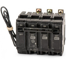 THQB32100ST1 - GE 100 Amp 3 Pole Bolt-On Shunt Trip Circuit Breaker