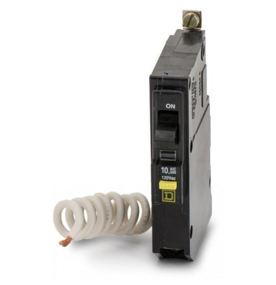 QOB120CAFI - Square D 20 Amp Single Pole AFCI Bolt-On Circuit Breaker