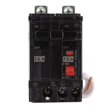 THQB2115GFT - GE 15 Amp Double Pole GFCI Bolt-On Circuit Breaker