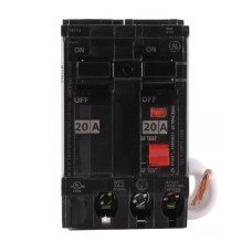 THQL2120GFT - GE 20 Amp 2 Pole 240 Volt Molded Case Circuit Breaker