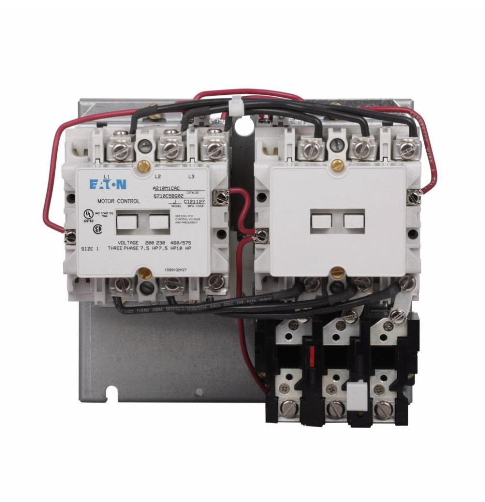 A210M1CAC - Eaton Cutler-Hammer 27 Amp 3 Pole 600 Volt Reversing NEMA Starter