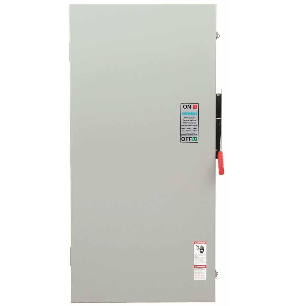 HF365A - Siemens 400 Amp 3 Pole 600 Volt Disconnect and Safety Switches