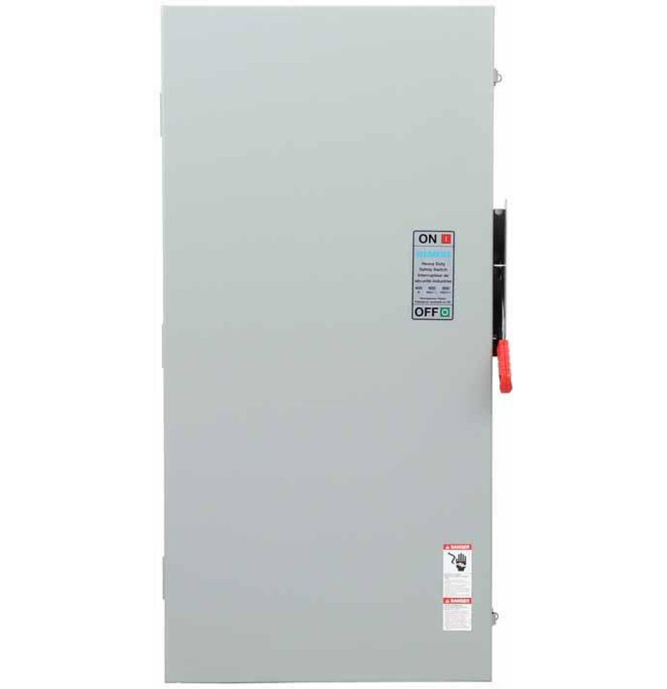 HF365RA - Siemens 400 Amp 3 Pole 600 Volt Disconnect and Safety Switches