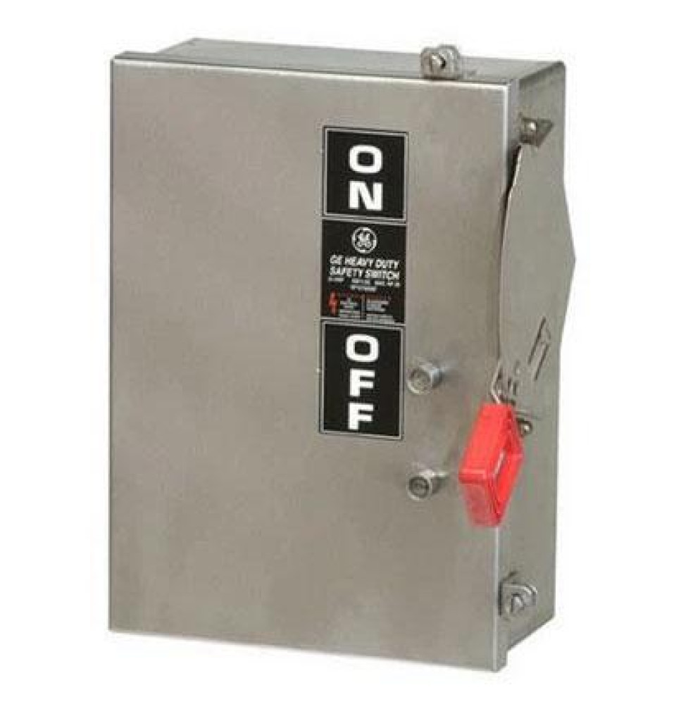 TH3361SS - General Electric 30 Amp 3 Pole 600 Volt Circuit Breaker Disconnect and Safety Switches