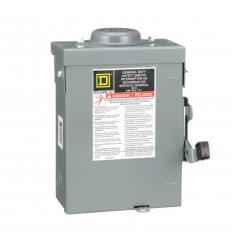 D221NRB - Square D 30 Amp 2 Pole 240 Volt Disconnect and Safety Switch