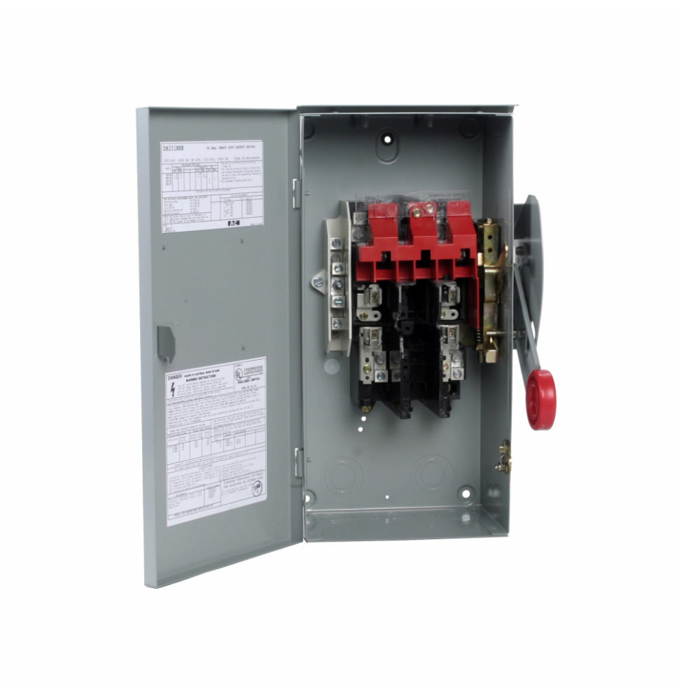 DH221NRK - Eaton Cutler-Hammer 30 Amp 2 Pole 240 Volt Disconnect and Safety Switch