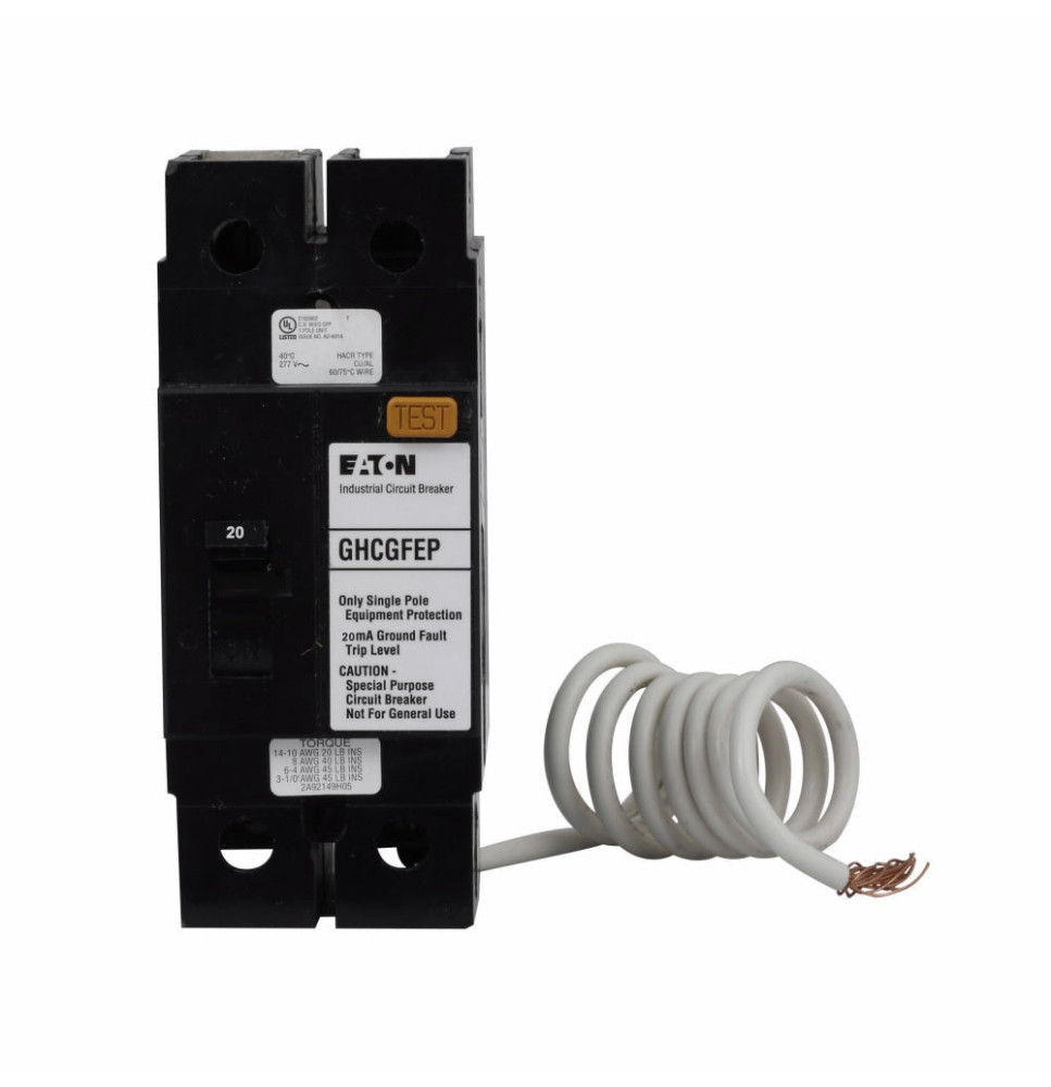 GHCGFEP1020 - Eaton Cutler-Hammer 20 Amp 1 Pole 277 Volt Feed Thru Disconnect and Safety Switch
