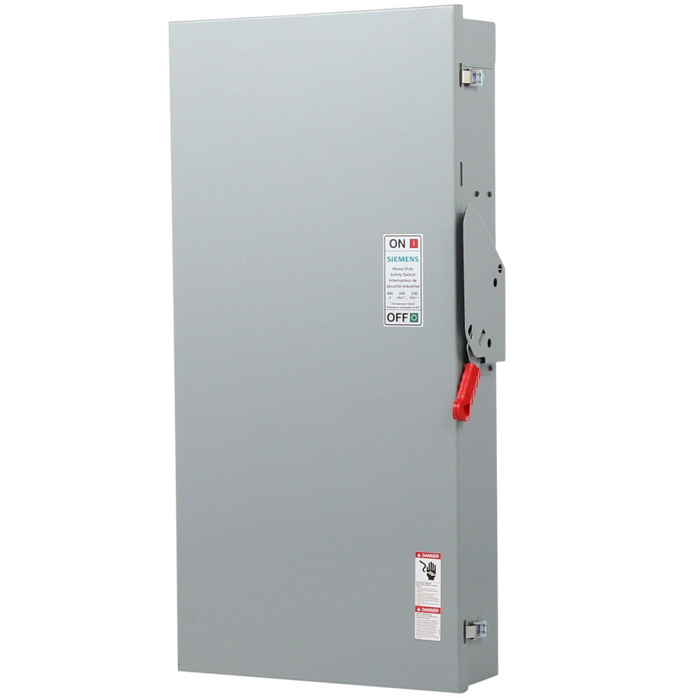 HF325NA - Siemens 400 Amp 3 Pole 240 Volt Disconnect Safety Switches