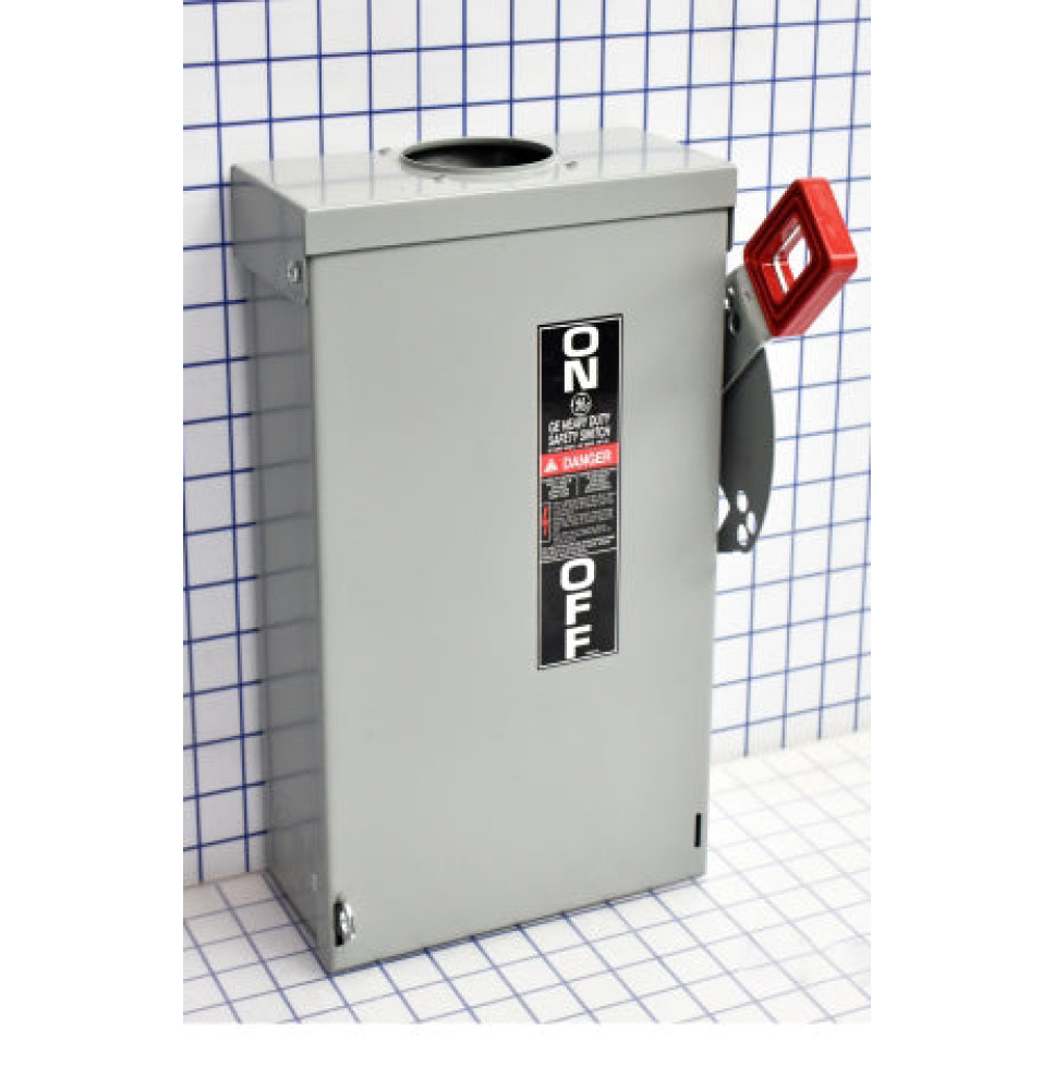 TH3361R - GE 30 Amp 3 Pole 600 Volt Disconnect and Safety Switch