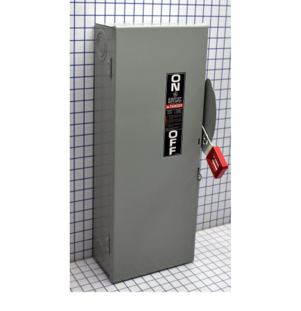 TH3362 - GE 60 Amp 3 Pole 600 Volt Disconnect and Safety Switch